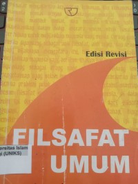 Image of Filsafat Umum Edisi Refisi