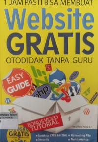 Image of 1 Jam Pasti Bisa Membuat Website gratis Otodidak tanpa Guru