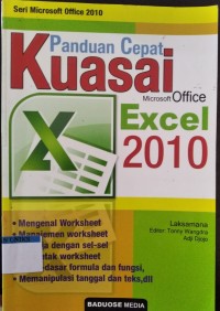 Image of Panduan Cepat Kuasai Microsoft Office Excel 2010