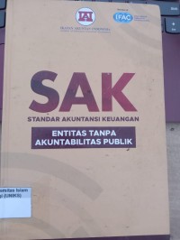 Image of SAK Standar Akuntansi Keuangan ENtitas Tanpa Akuntabilitas Publik