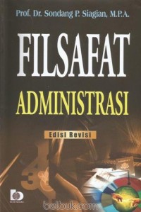 Image of Filsafat Administrasi Edisi Revisi