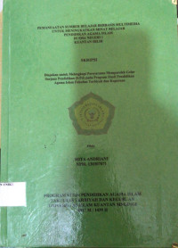 Image of PEMANFAATAN SUMBER BELAJAR BERBASIS MULTIMEDIA UNTUK MENINGKATKAN MINAT BELAJAR PENDIDIKAN AGAMA ISLAM DI SMA NEGERI 1 KUANTAN HILIR