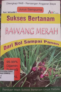 Image of Jurus Sempurna Sukses Bertanam Bawang Merah Dari Nol sampai panen