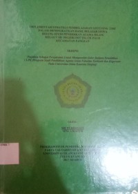 Image of IMPLEMENTASI STRATEGI PEMBELAJARAN LISTENING TIME DALAM MENINGKATKAN HASIL BELAJAR SISWA BIDANG STUDI PENDIDIKAN AGAMA ISLAM KELAS V SD NEGERI 007 TELUK PAUH KECAMATAN PANGEAN
