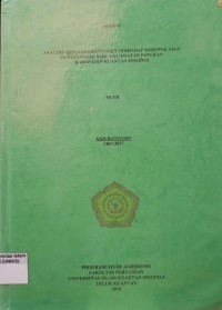 Image of ANALISIS KEPUASAN KONSUMEN TERHADAP KERUPUK SAGU DI  DESA PASAR BARU KECAMATAN PANGEAN 
KABUPATEN KUANTAN SINGINGI