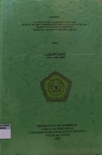 Image of ANALISIS USAHA AGROINDUSTRI TAHU DI DESA MUARO TOMBANG KECAMATAN KUANTAN MUDIK KABUPATEN KUANTAN SINGINGI (STUDI KASUS AGROINDUSTRI TAHU MILIK ALDIANTO)