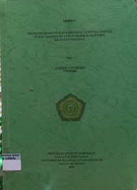 Image of PRODUKSI HIJAUAN DAN KAPASITAS TAMPUNG TERNAK DI KECAMATAN KUANTAN MUDIK KABUPATEN KUANTAN SINGINGI