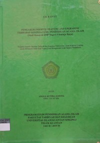 Image of PENGARUH INSERVIS TRAINING AND UPGRADING TERHADAP KINERJA GURU PENDIDIKAN AGAMA ISLAM (STUDI KASUS DI SMP NEGERI SENTAJO RAYA)
