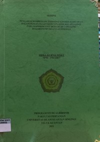 Image of PENGARUH KOMPENSASI TERHADAP KINERJA KARYAWAN DALAM PENGELOLAAN KEBUN PLASMA KELAPA SAWIT PADA KOPERASI UNIT DESA (KUD) LANGGENG DI KABUPATEN KUANTAN SINGINGI
