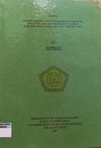 Image of RESPON PEMBERIAN PUPUK KOSPLUS TERHADAP PERTUMBUHAN DAN PRODUKSI TANAMAN PAKCHOI (Brassica rapa L) SECARA VERTIKULTUR