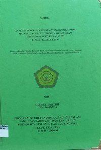 Image of ANALISIS PENERAPAN PENDEKATAN SAINTIFIC PADA MATA PELAJARAN PENDIDIKAN AGAMA ISLAM DAN BUDI PEKERTI KELAS XI IPS DI SMA NEGERI 1 BENAI