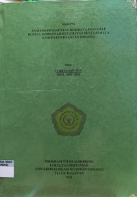 Image of ANALISIS PENDAPATAN BUDIDAYA IKAN LELE DI DESA MARSAWAH KECAMATAN SENTAJO RAYAKABUPATEN KUANTAN SINGINGI