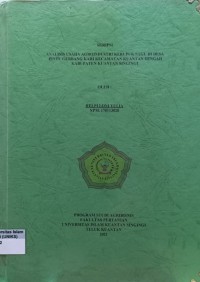 Image of ANALISIS USAHA AGROINDUSTRI KERUPUK SAGU DI DESA PINTU GERBANG KARI KECAMATAN KUANTAN TENGAH KABUPATEN KUANTAN SINGINGI