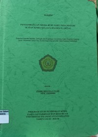 Image of PENGEMBANGAN MEDIA BUKU SAKU PADA MATERI IKATAN KIMIA KELAS X IPA SMA N 1 BENAI