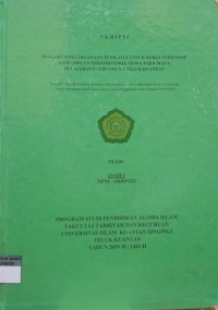Image of PENGARUH PELAKSANAAN PENILAIAN UNJUK KERJA TERHADAP KEMAMPUAN PSIKOMOTORIK SISWA PADA PELAJARAN PAI DI SMA N 2 TELUK KUANTAN
