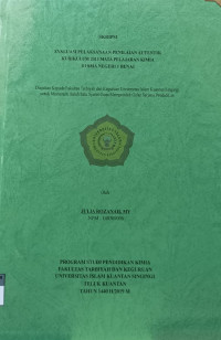 Image of EVALUASIPELAKSANAAN PENILAIAN AUTIENTIK KURIKULUM 2013 MATA PELAJARAN KIMIA DI SMA NEGERI 1 BENAI