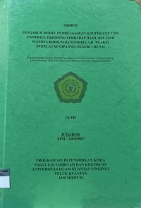 Image of PENGARUH MODEL PEMBELAJARAN KOOPERATIF TIPE SNOWBALL THROWING TERHADAP HASIL BELAJAR PESERTA DIDIK PADA MATERI LAJU REAKSI DI KELAS XI MIPA SMA NEGERI 1 BENAI