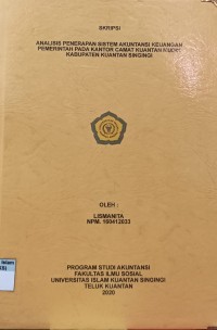 Image of ANALISIS PENERAPAN SISTEM AKUNTANSI KEUANGAN PEMERINTAH PADA KANTOR CAMAT KUANTAN MUDIK KABUPATEN KUANTAN SINGINGI