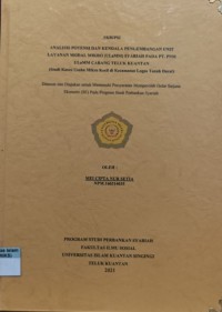 Image of ANALISIS POTENSI DAN KENDALA PENGEMBANGAN UNIT LAYANAN MODAL MIKRO (ULaMM) SYARIAH PADA PT. PNM ULaMM CABANG TELUK KUANTAN (Studi Kasus Usaha Mikro Kecil di Kecamatan Logas Tanah Darat)