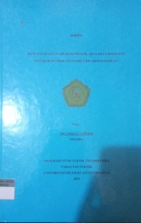 Image of RANCANG BANGUN APLIKASI PENGOLAHAN DATA KEGIATAN SANTRI DI PONDOK PESANTREN KH. AHMAD DAHLAN