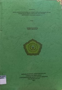 Image of PENGARUH PUPUK HIJAU KIRINYUH (Chromolaena odorata)TERHADAP PERTUMBUHAN DAN HASIL MENTIMUN (Cucumis sativus L)