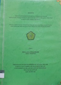 Image of PERAN KEPEMIMINAN KEPALA SEKOLAH DALAM MENGEMBANGKAN BUDAYA RELIGUIS DI SMP N 2 BATANG PERANAP KABUPATEN INDRAGIRI HULU