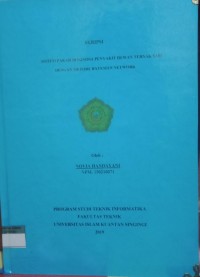 Image of SISTEM PAKAR DIAGNOSA PENYAKIT HEWAN TERNAK SAPI DENGAN METODE BAYESOIAN NETWORK