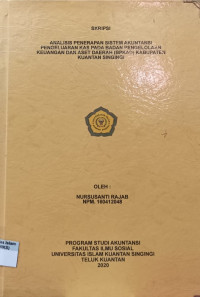 Image of ANALISIS PENERAPAN SISTEM AKUNTANSI PENGELUARAN KAS PADA BADAN PENGELOLAAN KEUANGAN DAN ASET DAERAH (BPKAD) KABUPATEN KUANTAN SINGINGI