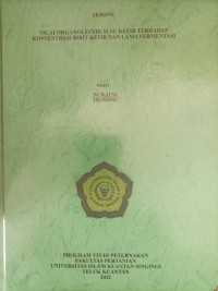 Image of NILAI ORGANOLEPTIK SUSU KEFIR TERHADAP KONSENTRASI BIBIT KEFIR DAN LAMA FERMENTASI