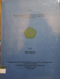 Image of IDENTIFIKASI ELEMEN BANGUNAN TRADISIONAL DI KECAMATAN HULU KABUPATEN KUANTAN SINGINGI