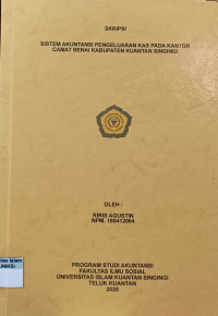 Image of SISTEM AKUNTANSI PENGELUARAN KAS PADA KANTOR CAMAT BENAI KABUPATEN KUANTAN SINGINGI
