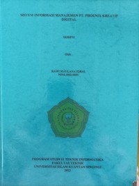 Image of SISTEM INFORMASI MANAJEMEN PT. PHOENIX KREATIF DIGITAL
