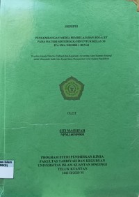 Image of PENGEMBANGAN MEDIA PEMBELAJARAN BOOKLET PADA MATERI SISTEM KOLOID UNTUK KELAS XI IPA SMA NEGERI 1 BENAI
