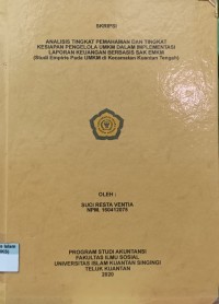 Image of ANALISIS TINGKAT PEMAHAMAN DAN TINGKAT KESIAPAN PENGELOLA UMKM DALAM IMPLEMENTASI LAPORAN KEUANGAN BERBASIS SAK UMKM (STUDI EMPIRIS PADA UMKM DI KECAMATAN KUANTAN TENGAH)