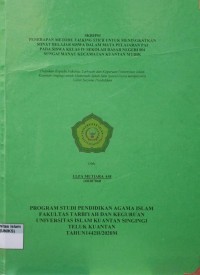 Image of PENERAPAN METODE TALKING STICK UNTUK MENINGKATKAN MINAT BELAJAR SISWA DALAM MATA PELAJARAN PAI PADA SISWA KELAS IV SEKOLAH DASAR NEGERI 004 SUNGAI APIT MANAU KECAMATAN KUANTAN MUDIK