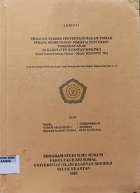 Image of TINJAUAN YURIDIS PENYERTAAN DALAM TINDAK PIDANA PEMBUNUHAN DISERTAI PENCURIAN TERHADAP ANAK DI KABUPATEN KUANTAN SINGINGI (STUDI KASUS PUTUSAN NOMOR : 06/pid. B.2019.PN Tik)