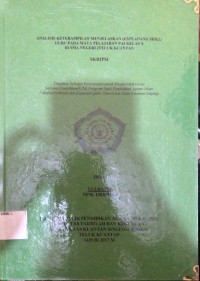 Image of PENERAPAN METODE METAFORA DENGAN BANTUAN MEDIA GAMBAR PADA MATA PELAJARAN PENDIDIKAN AGAMA ISLAM UNTUK KEAKTIFAN BELAJAR SISWA KELAS V SD NEGERI 013 PULAU KALIMANTING KECAMATAN BENAI