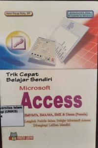 Image of Trik Cepat Belajar Sendiri Microsoft Access