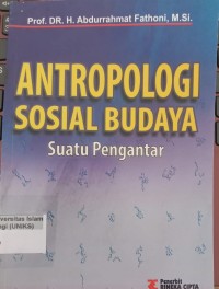 Image of Antropologi Sosial Budaya Suatu Pengantar