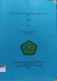 Image of RANCANG BANGUN SISTEM INFORMASI KLINIK PUSPITA SARI
