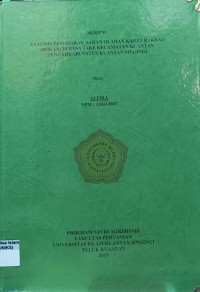Image of ANALISIS PEMASARAN BAHAN OLAHAN KARET RAKYAT (BOKAR) DI DESA JAKE KECAMTAN KUANTAN TENGAH KABUPATEN KUANTAN SINGINGI