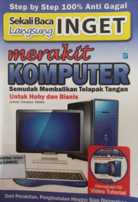 Image of Sekali Baca Langsung Ingat Merakit Komputer Semudah Membalikan Telapak Tangan