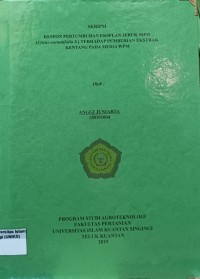 Image of RESPON PERTUMBUHAN EKSPLAN JERUK NIPIS (Citrus aurantifolia S.) TERHADAP PEMBERIAN EKSRAK KENTANG PADA MEDIA WPM