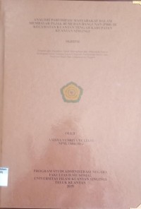 Image of ANALISIS PARTISIPASI MASYARAKAT DALAM MEMBAYAR PAJAK BUMI BANGUNAN (PBB) DI KECAMATAN KUANTAN TENGAH KAUPATEN KUANTAN SINGINGI