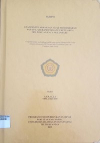 Image of ANALISIS PELAKSANAAN AKAD MUDHARABAH PADA PT. ASURANSI TAKAFUL KELUARGA RO. RIAU AGENCY PEKANBARU