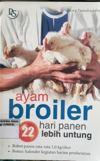 Image of Ayam broiler 22 hari panen lebih untung