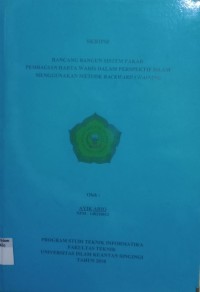 Image of RANCANG BANGUN SISTEM PAKAR PEMBAGIAN HARTA WARIS DALAM PERSPEKTIF  ISLAM MENGGUNAKAN METODE BACKWARD CHAINING