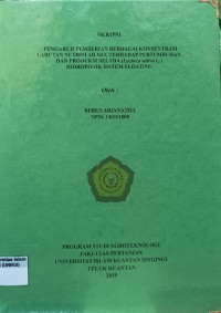 Image of PENGARUH PEMBERIAN BERBAGAI KONSENTRASI LARUTAN NUTRISI AB MIX TERHADAP PERTUMBUHAN DAN PRODUKSI SELADA (Lactuca sativa L.) HIDROPONIK SISTEM FLOATING