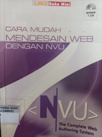 Image of Cara Mudah Mendesain Web dengan NVU