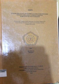 Image of ANALISIS PELAYANAN PENGUMPULAN ZAKAT PADA MUZAKKI DI BADAN AMIL ZAKAT NASIONAL (BAZNAS) KABUPATEN KUANTAN SINGINGI